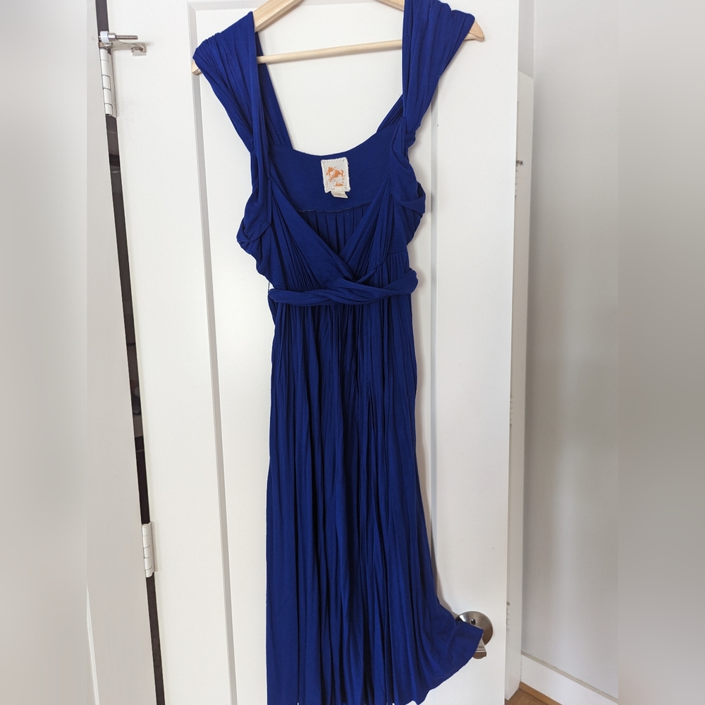 Anthropologie Jersey Style Grecian Wrap Dress